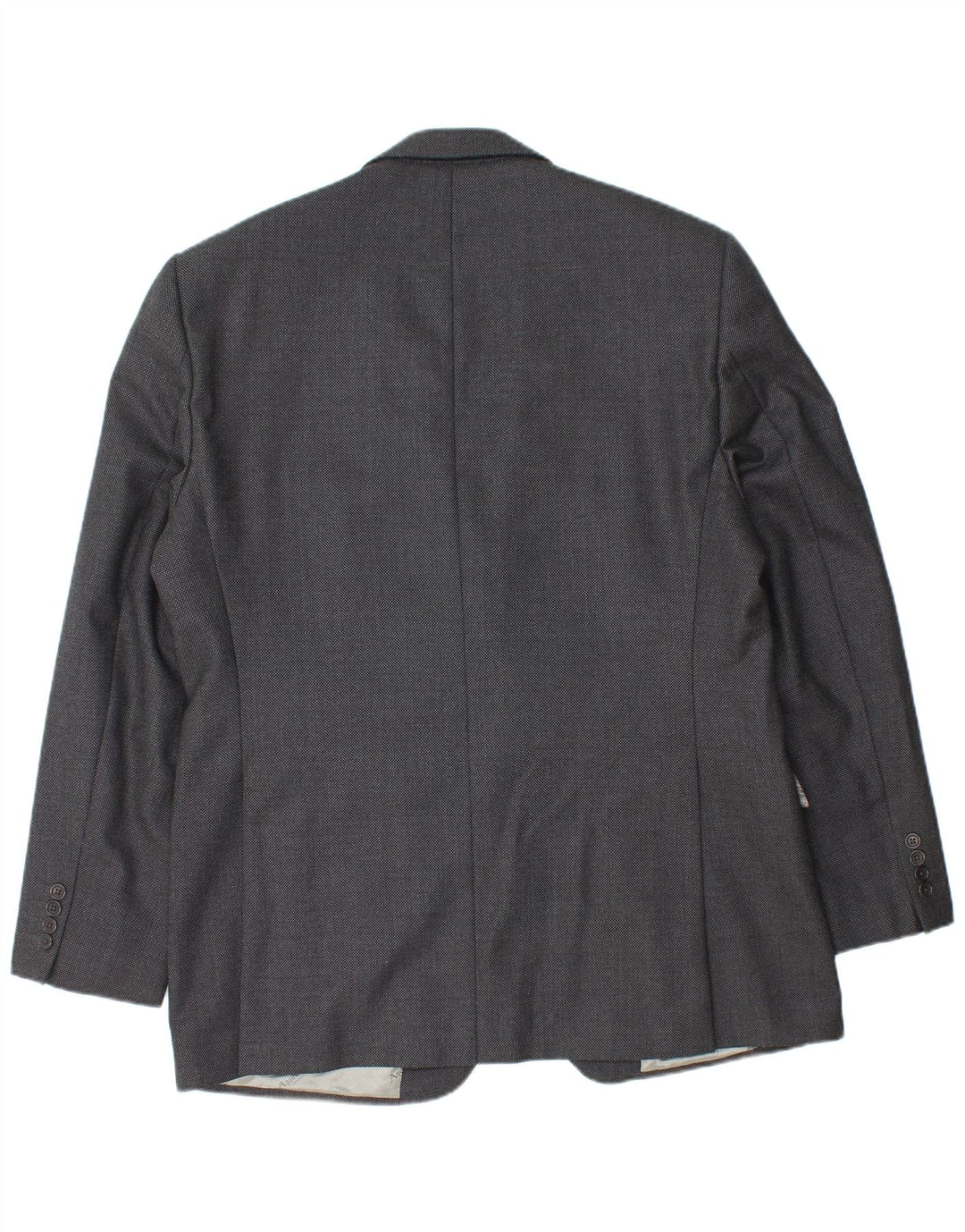 Aquascutum Ανδρικό τζάκετ σακάκι με 2 κουμπιά UK 46 3XL γκρι μαλλί