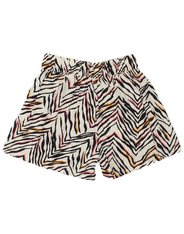 Marks & Spencer Γυναικεία Casual σορτς UK 8 Small W28 White Animal Print