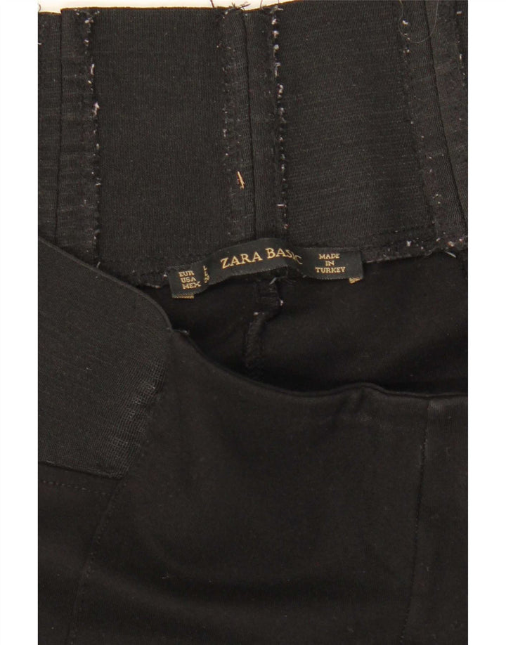 Zara Γυναικεία κολάν Crop UK 16 Large Black