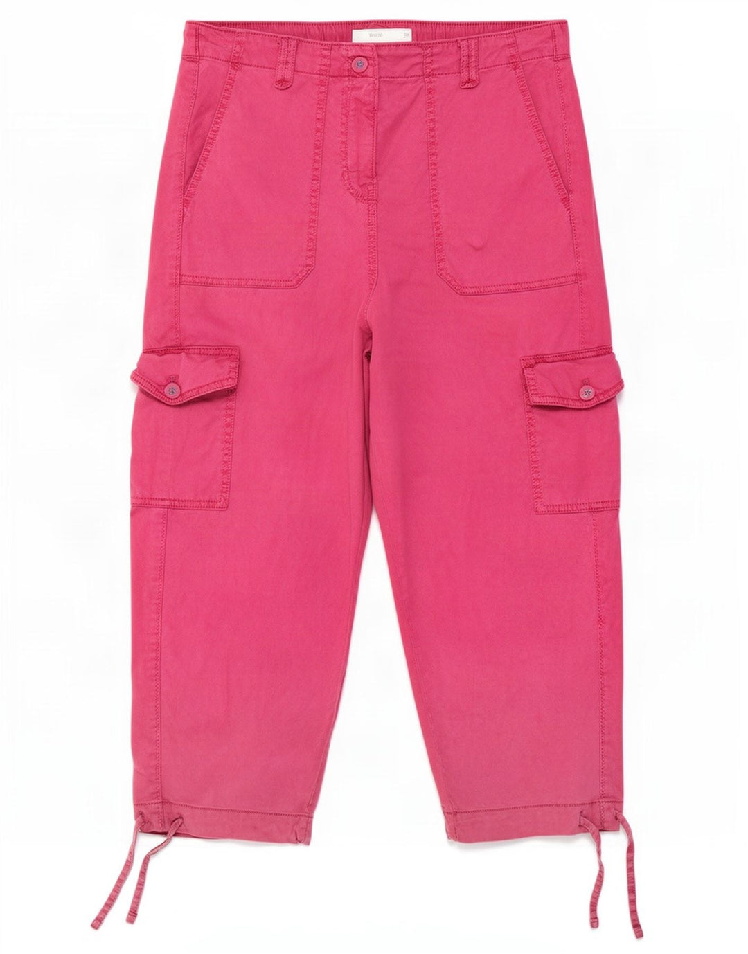 Marks & Spencer Γυναικείο παντελόνι Cargo Capri UK 12 Medium W30 L22 Pink
