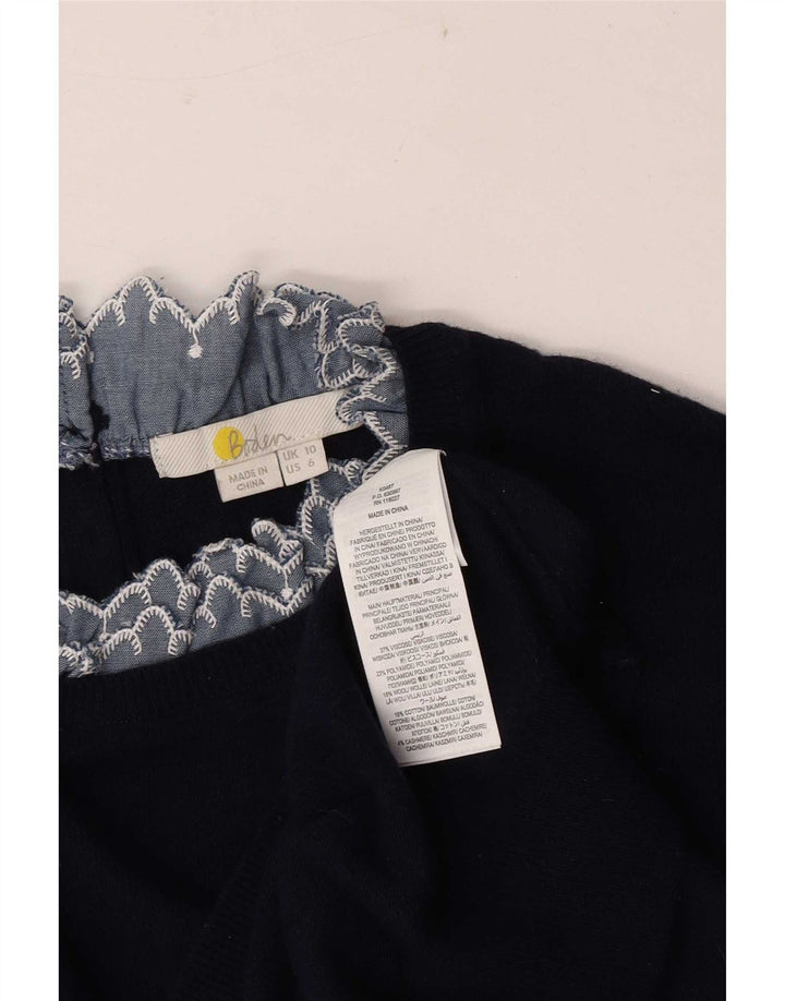 Γυναικείο πουλόβερ με λαιμό χελώνα Boden UK 10 Small Navy Blue