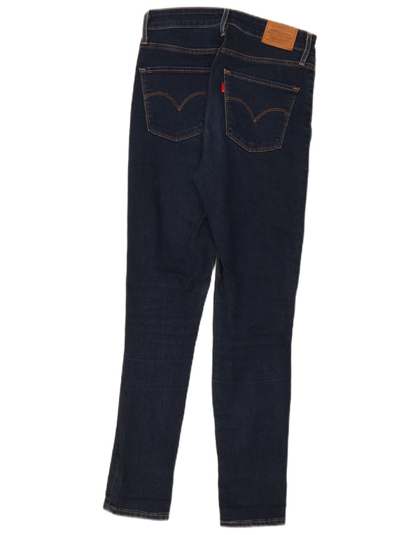 Γυναικεία Levi's 721 Ψηλόχρωμα Skinny Jeans W27 L28 Navy Blue Cotton