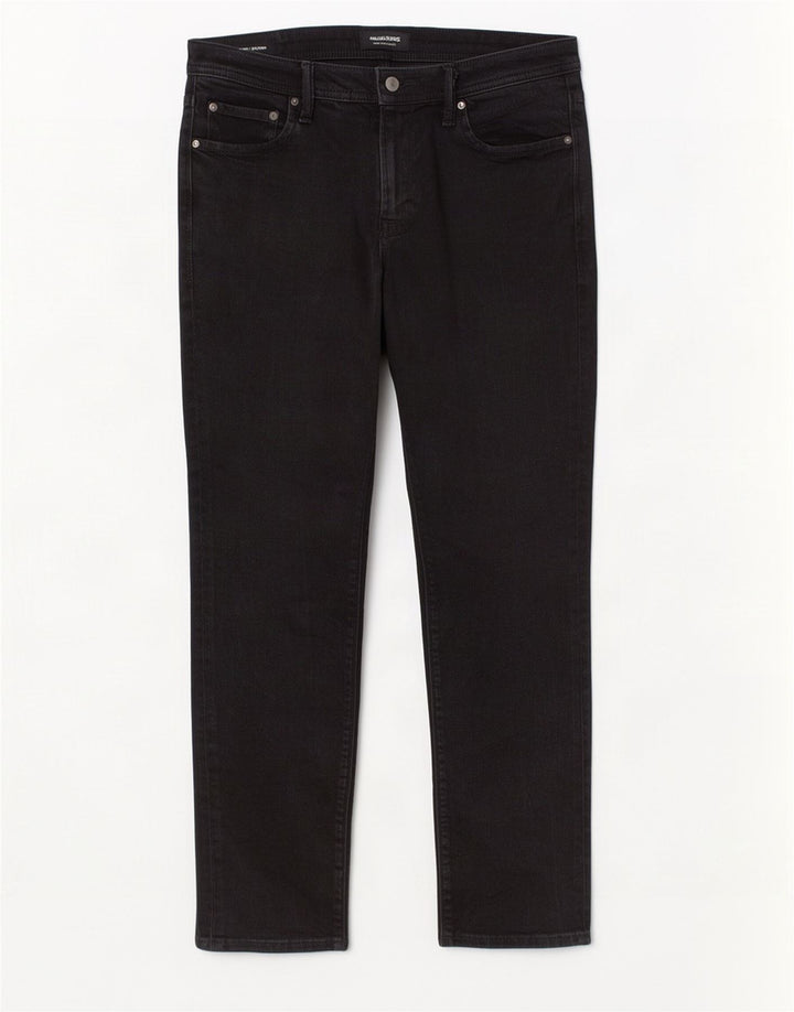 Jack & Jones Ανδρικό Τζιν GLENN Slim W33 L30 Μαύρο βαμβακερό
