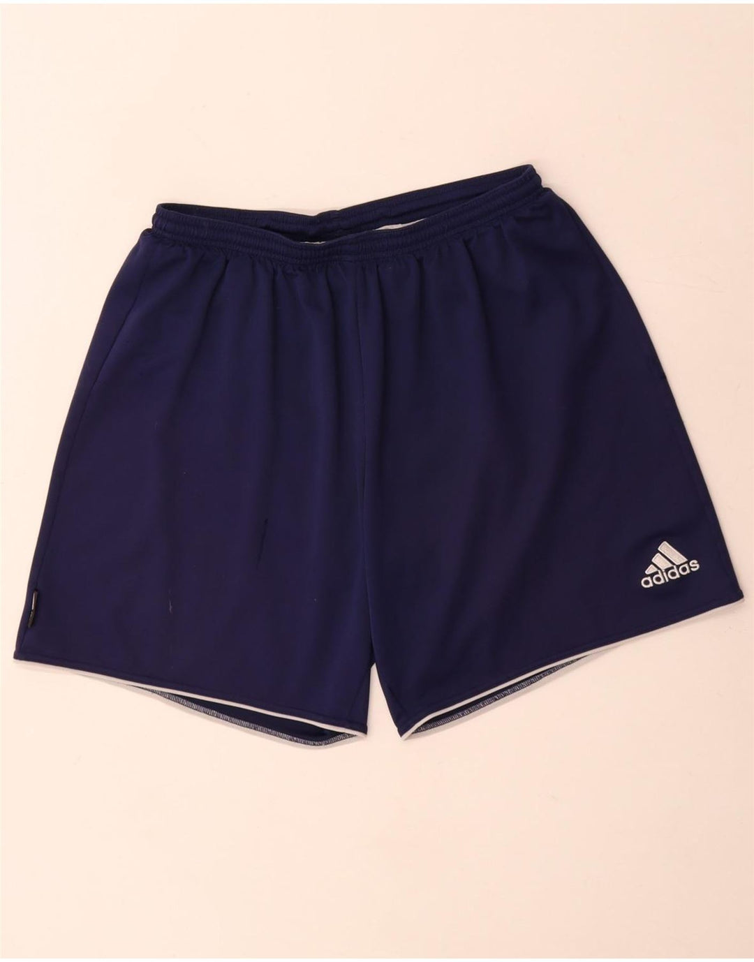 Ανδρικό αθλητικό σορτς Adidas μεγάλο μπλε ναυτικό πολυεστέρα