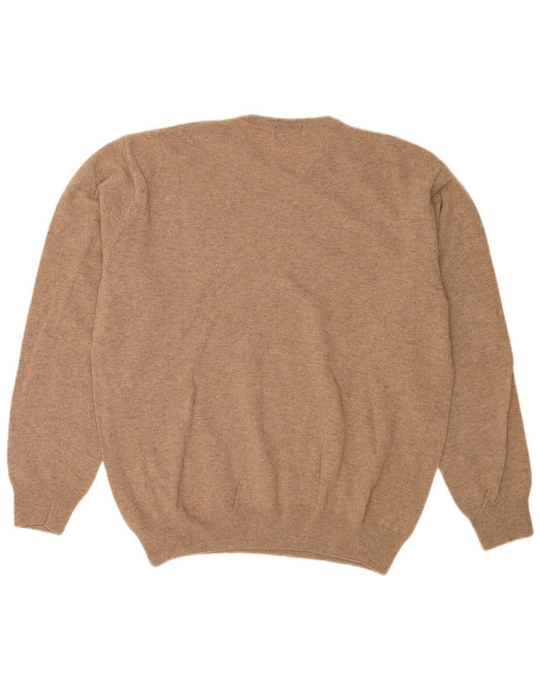 Ανδρικό πουλόβερ Kappa Crew Neck Jumper 2XL Beige Lambswool