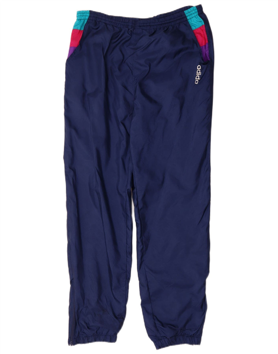 Ανδρική φόρμα ADIDAS Παντελόνι Joggers Μεγάλο Navy Blue Colorblock Nylon