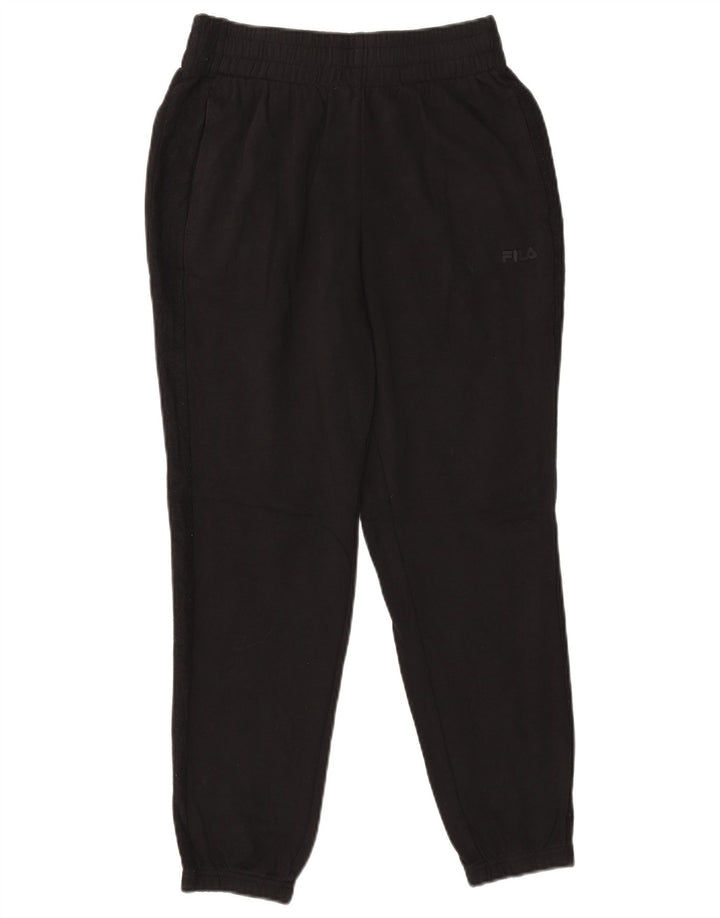 Ανδρική φόρμα FILA Παντελόνι Joggers Μικρό Μαύρο Βαμβακερό