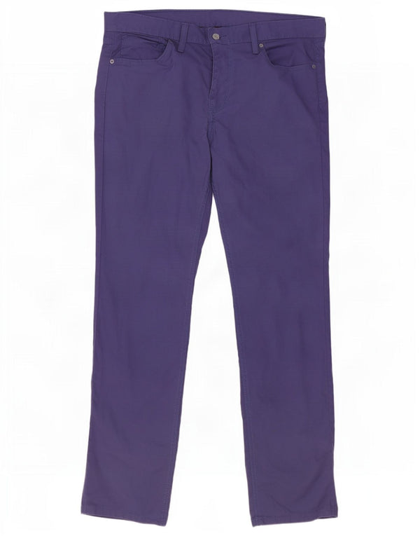 Levi's Mens 511 Slim Casual Παντελόνι W40 L32 Μωβ βαμβακερό