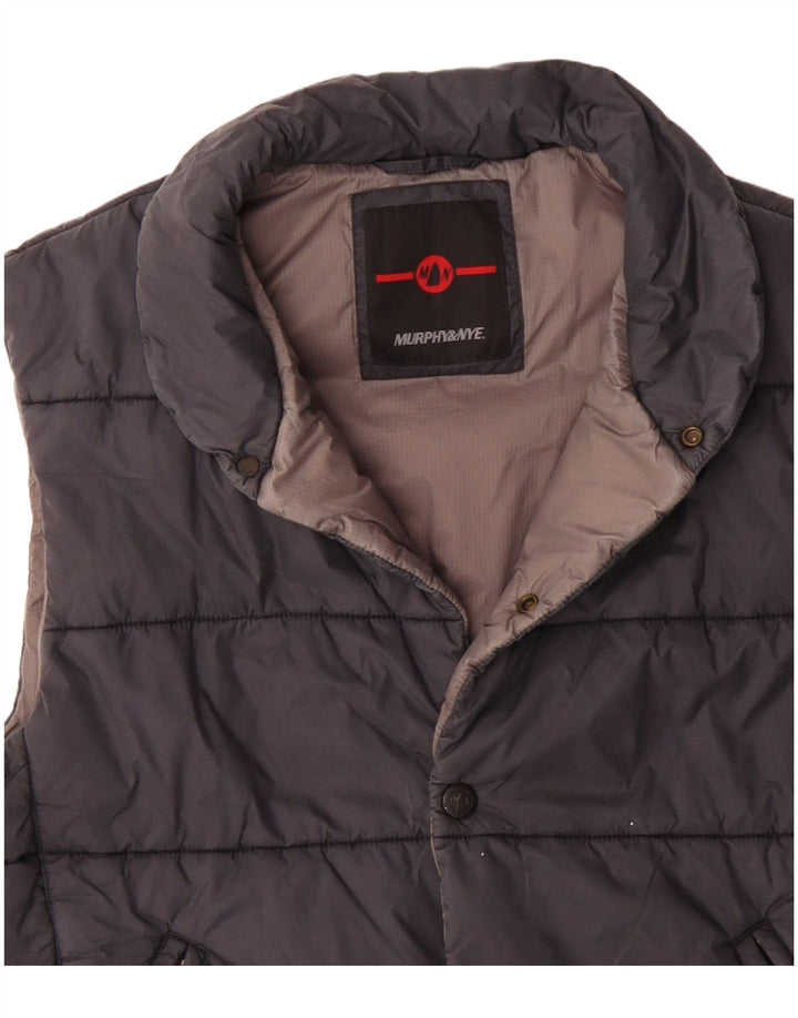 Murphy & Nye Mens Padded Gilet UK 40 Large Black Polyester