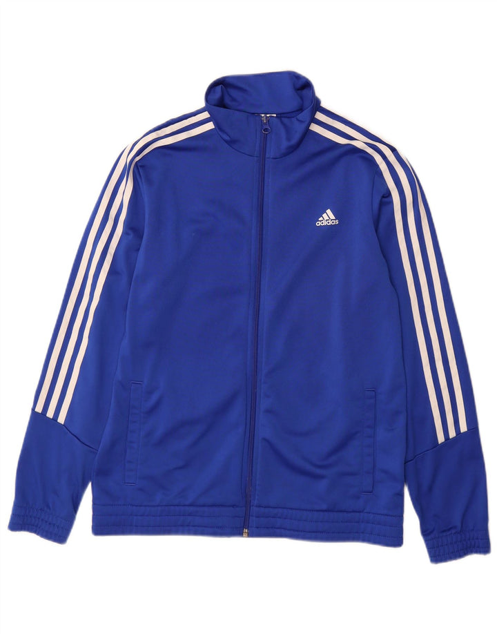 Τοπ μπουφάν Adidas Boys Tracksuit 13-14 Years Blue Polyester