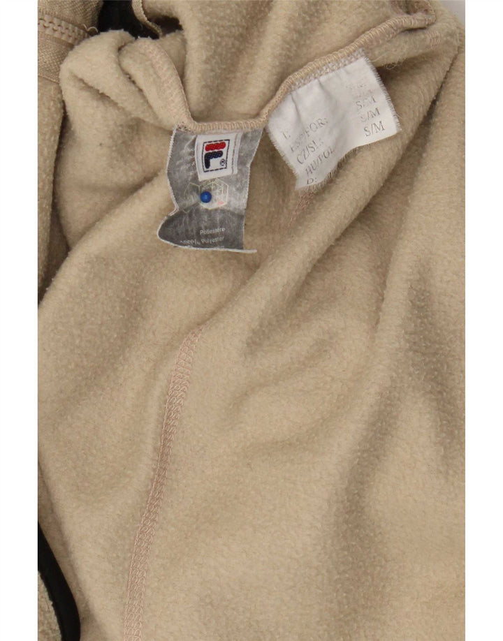 Fila Ανδρικό Fleece Jacket UK 36 Small Beige Colourblock Polyester