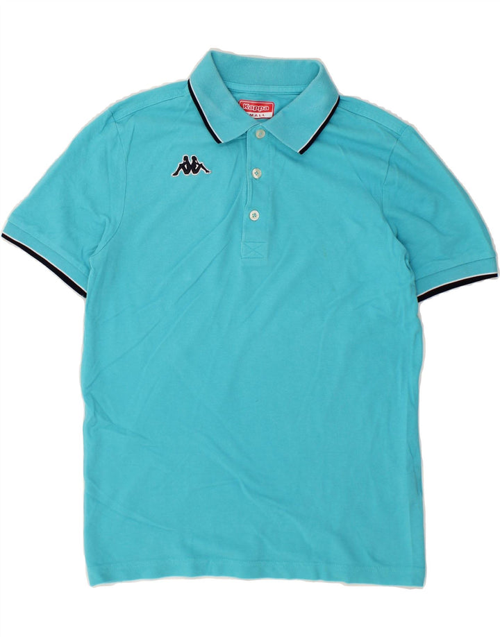 KAPPA Mens Polo Shirt Small Turquoise Cotton Vintage Kappa and Second-Hand Kappa from Messina Hembry 
