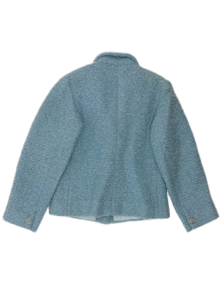 Vintage γυναικείο σακάκι με 3 κουμπιά σακάκι UK 12 Medium Blue