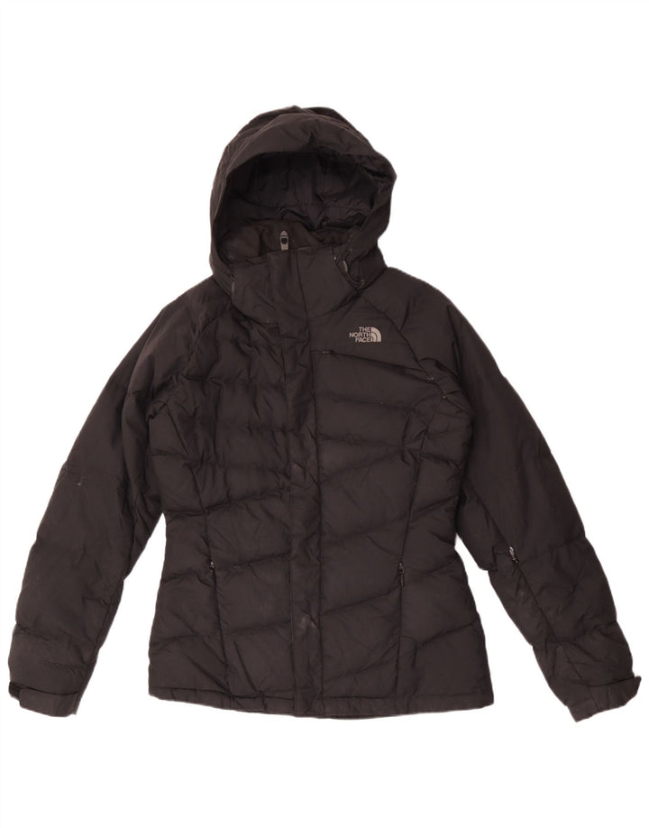 Το North Face γυναικείο μπουφάν με κουκούλα μεγάλου μεγέθους UK 10 Small μαύρο