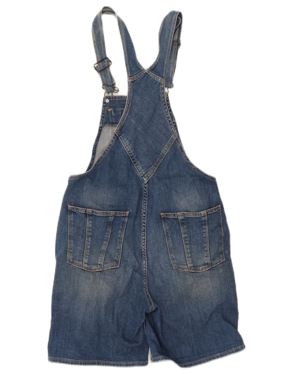 Fat Face Γυναικεία ταλαιπωρημένα σορτς Dungarees τζιν UK 6 XS W28 Medium Blue