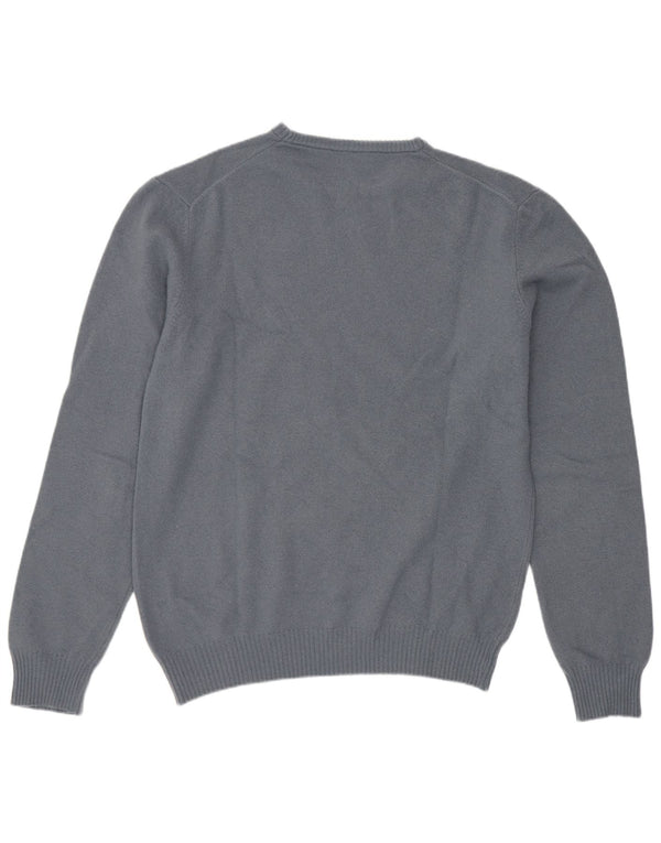 Γυναικείο πουλόβερ Sisley Crew Neck Jumper UK 16 Large Grey Wool