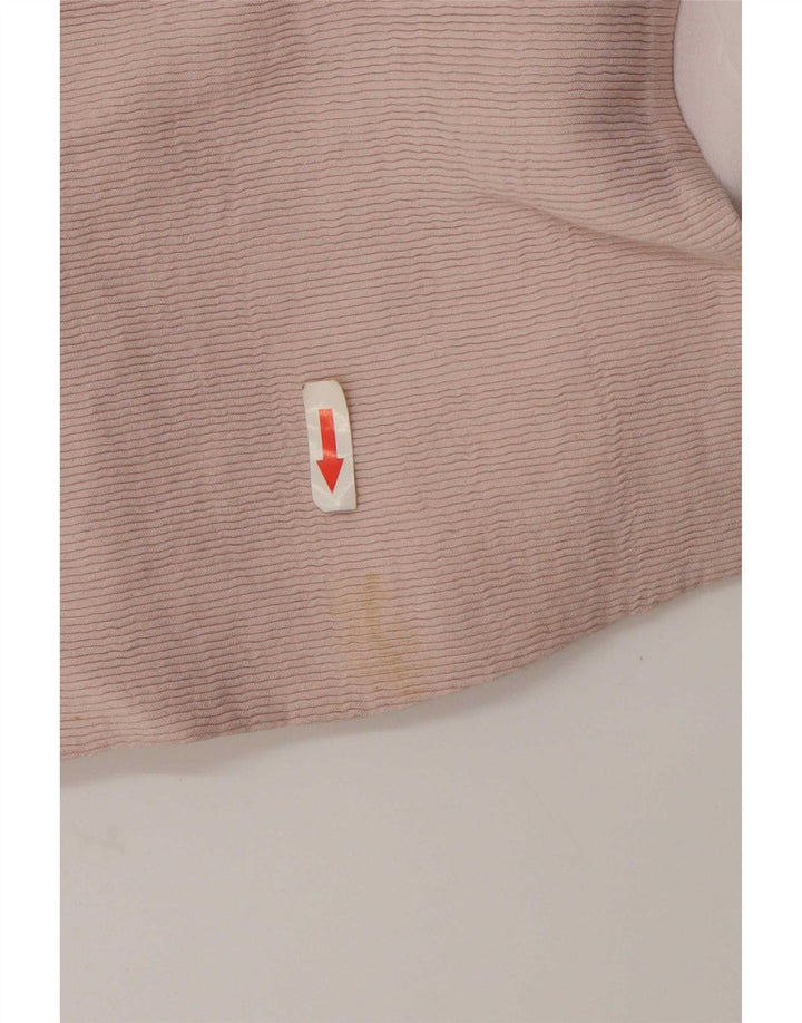 Zara Γυναικείο Oversized Πανωφόρι UK 10 Small Pink Polyester