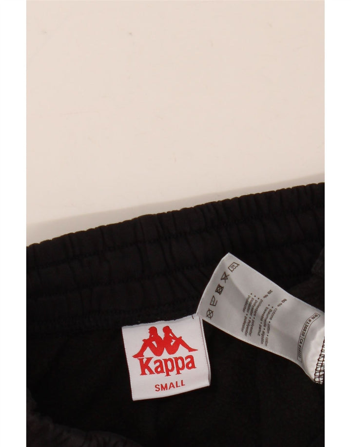Ανδρική φόρμα Kappa Παντελόνι Joggers Μικρό μαύρο βαμβακερό