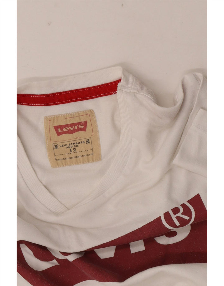 Levi's Boys Graphic T-Shirt Top 11-12 Years Λευκό
