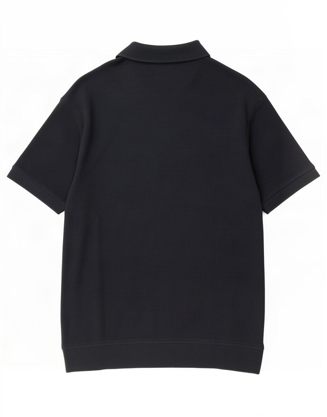 Zara Ανδρικό Πόλο Μπλουζάκι XL Μαύρο βαμβακερό
