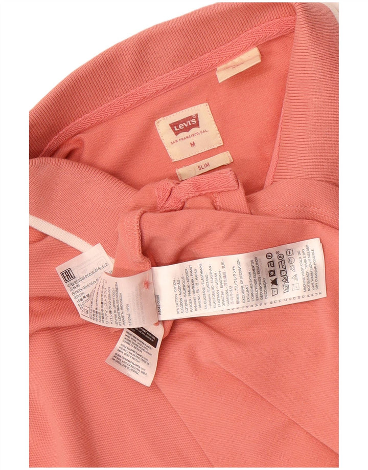 Ανδρικό T-Shirt Levi's Slim Top Μεσαίο Ροζ Βαμβακερό