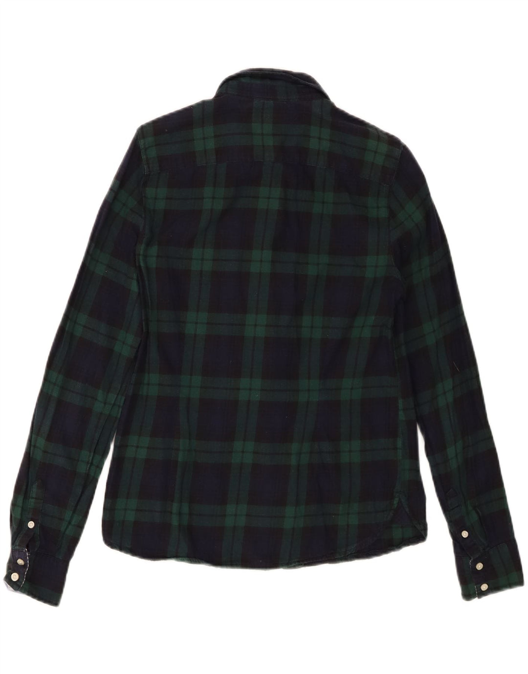 Tommy Hilfiger Γυναικείο πουκάμισο UK 12 Medium Navy Blue Check Cotton