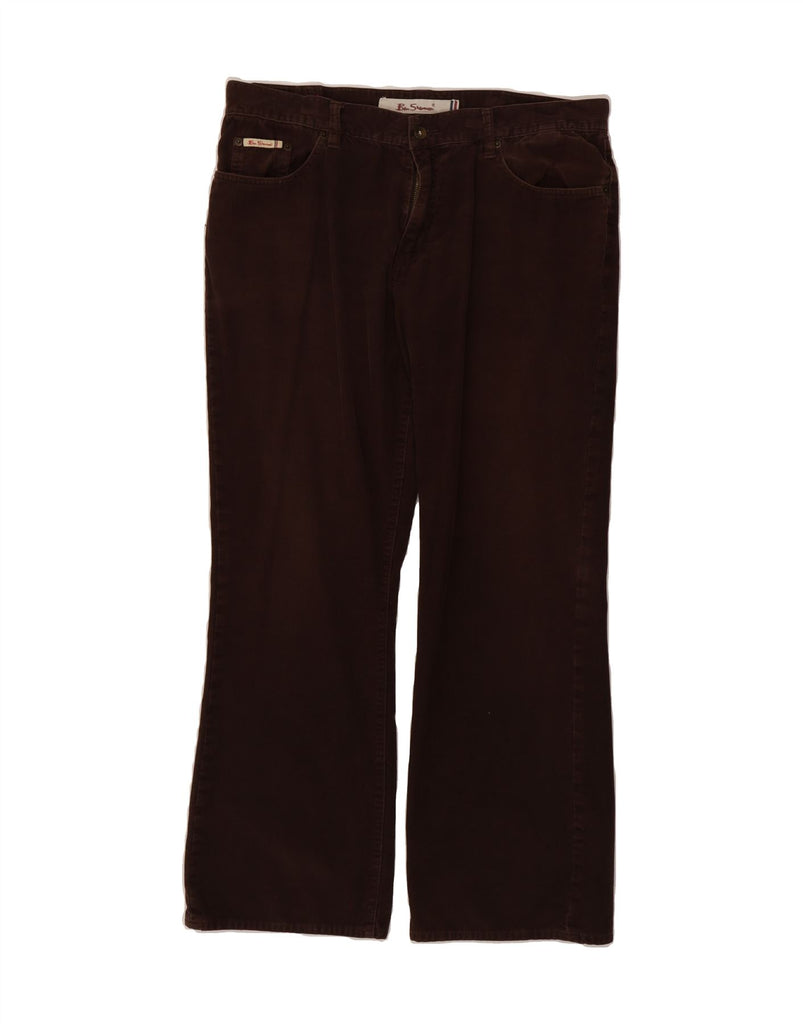 BEN SHERMAN Womens Bootcut Corduroy Trousers W38 L32 Brown Cotton Vintage Ben Sherman and Second-Hand Ben Sherman from Messina Hembry 
