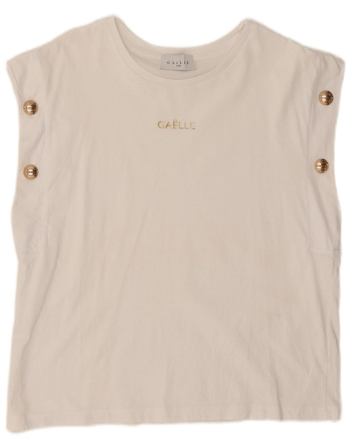 Γυναικείο γιλέκο Gaelle τοπ UK 12 Medium White