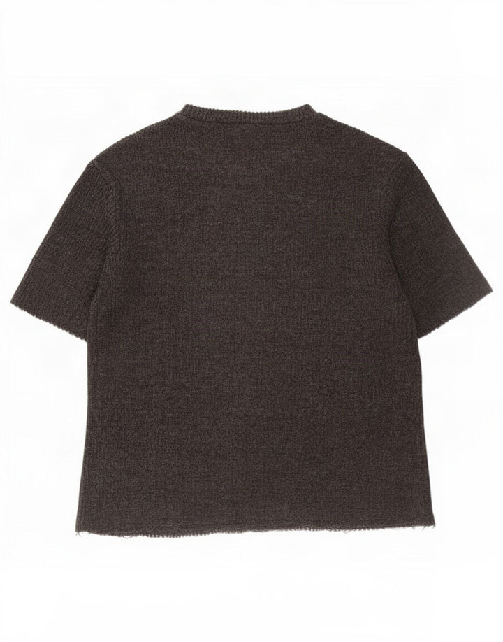 Zara Γυναικείο T-Shirt Top UK 10 Small Grey