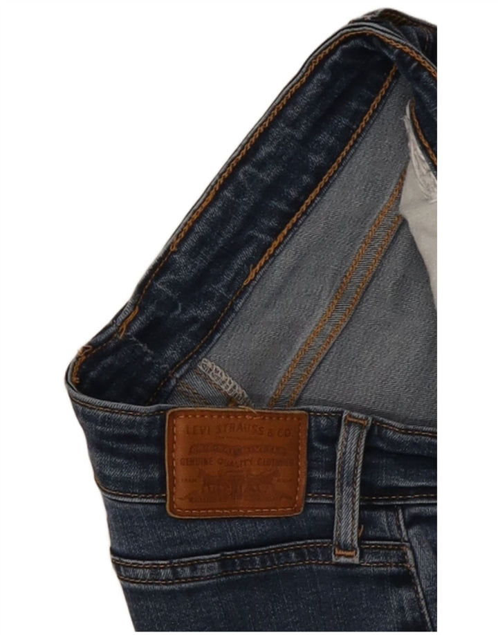 Γυναικείο ψηλόμεσο τζιν Levi's Cropped W28 L25 Blue