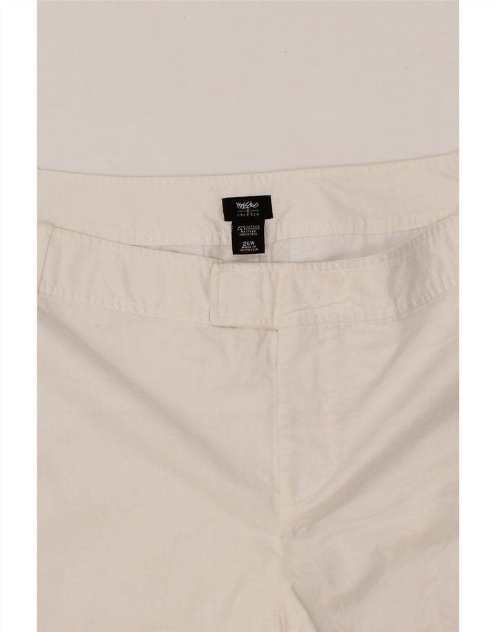 MOSSIMO Womens Hot Pants US 26 4XL W46  White Cotton Vintage Mossimo and Second-Hand Mossimo from Messina Hembry 