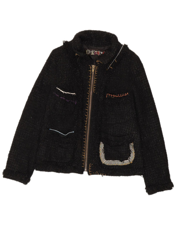 Desigual Γυναικείο Utility Μπουφάν EU 44 XL Μαύρο