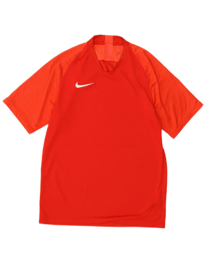 Ανδρικό μπλουζάκι Nike Dri Fit Τοπ μεσαίου κόκκινου χρώματος πολυεστέρας