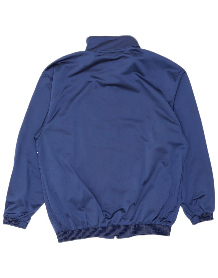 Ανδρική φόρμα γυμναστικής γραφική Mizuno Top μπουφάν Μικρό μπλε ναυτικό ριγέ πολυεστέρα