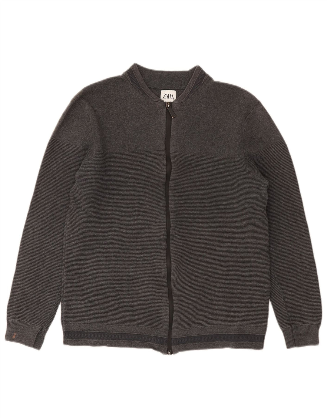 Πουλόβερ Zara Boys Cardigan 11-12 ετών Μεσαίο Γκρι Βαμβακερό
