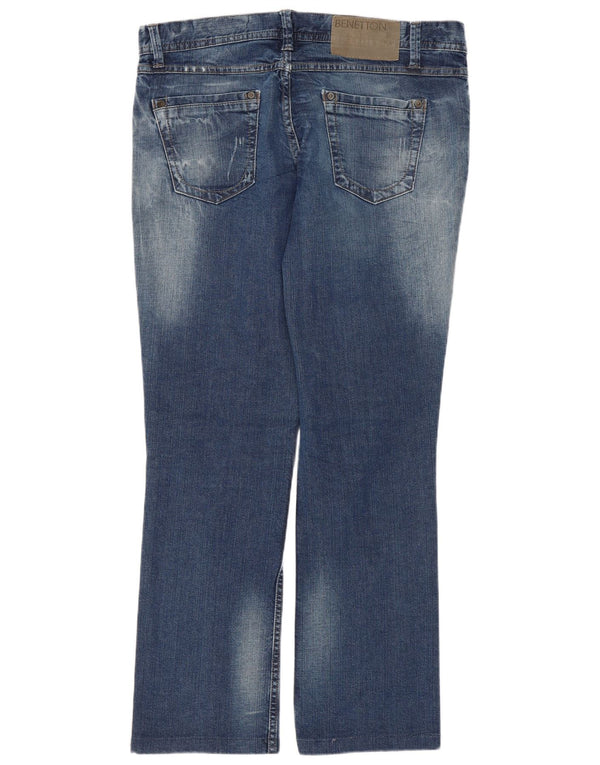 Γυναικείο Benetton Regular Straight Jeans W31 L28 Blue Cotton