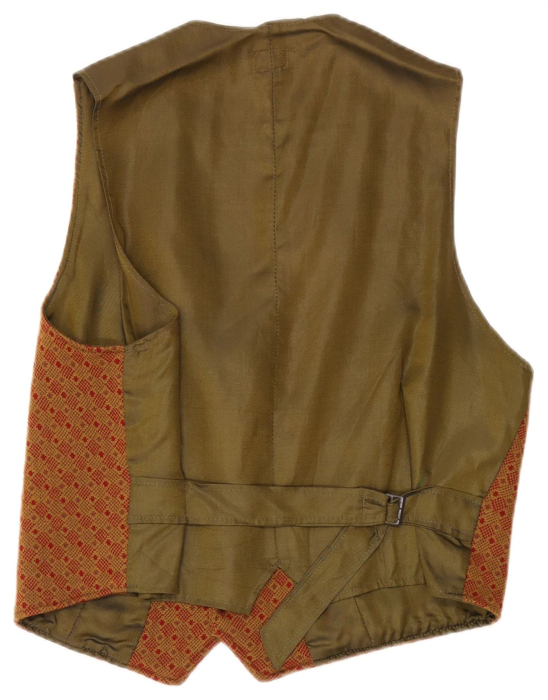 Manor House Ανδρικό Γιλέκο Μεγάλο Καφέ Γεωμετρικό Viscose Classic