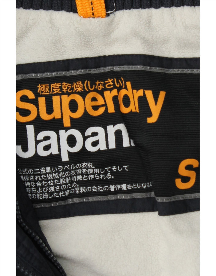 Superdry Γυναικείο Μπουφάν αντιανεμικό γραφικό UK 10 Small Navy Blue