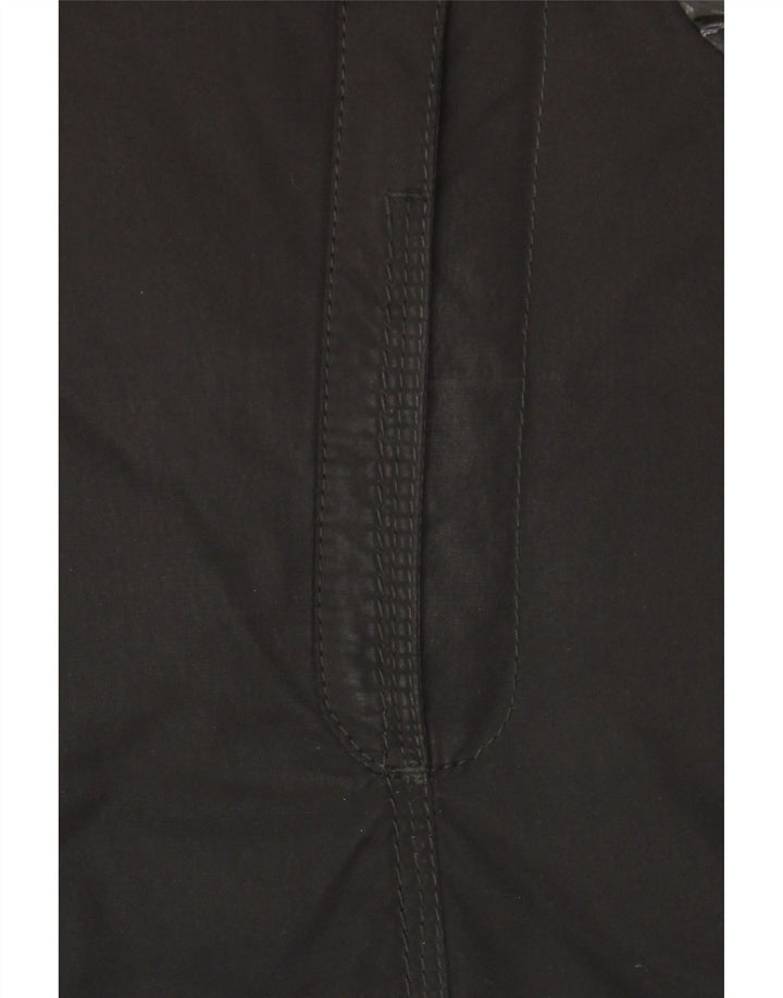 PEUTEREY Γυναικείο μπουφάν με κουκούλα με επένδυση IT 42 μεσαίο μαύρο πολυαμίδιο