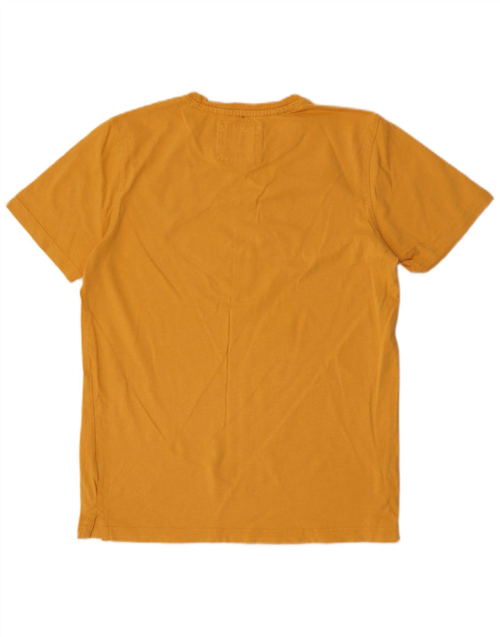 CREW CLOTHING Ανδρικό T-Shirt Top Μεσαίο κίτρινο βαμβακερό