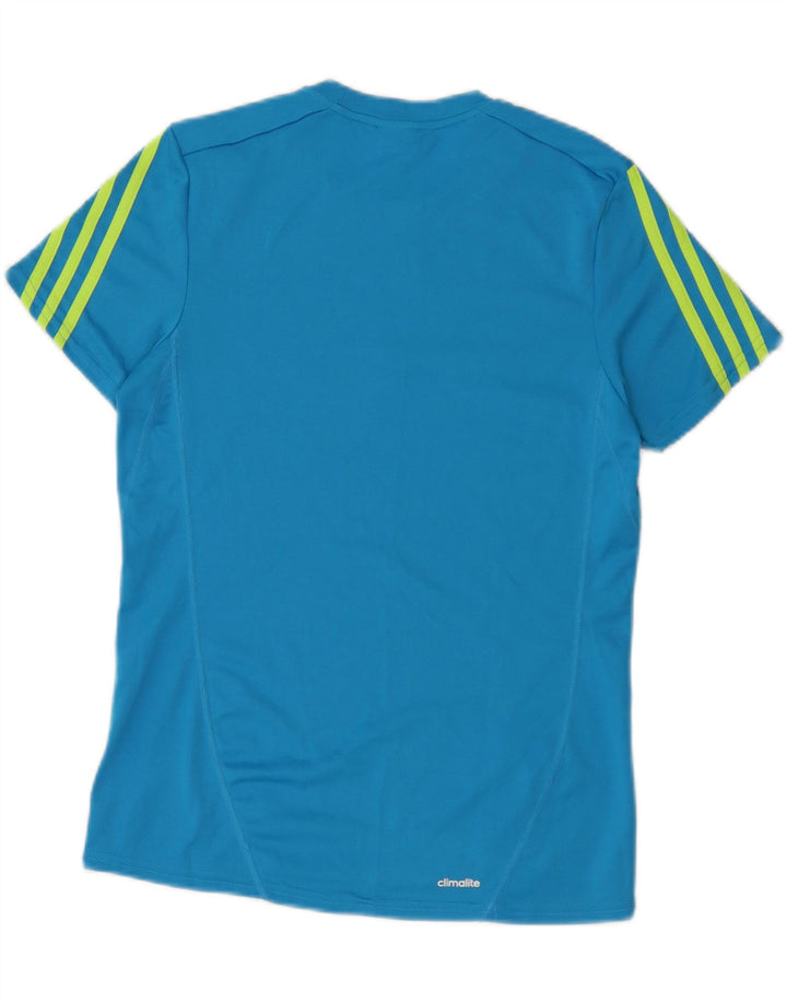 Γραφικό T-Shirt Adidas Mens Climalite Top XS Blue Polyester