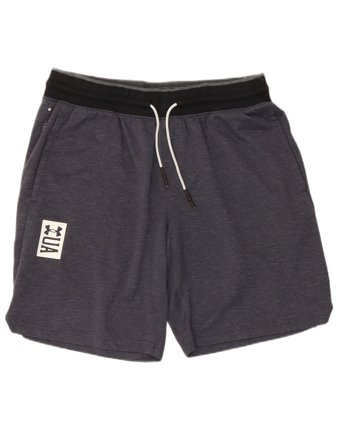 Ανδρικό γραφικό αθλητικό σορτς Under Armour XL Grey Colorblock Πολυεστέρας