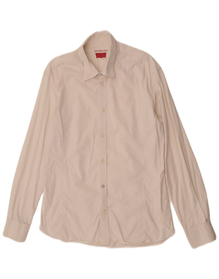 Ανδρικό πουκάμισο Levi's Regular Fit XL Off White