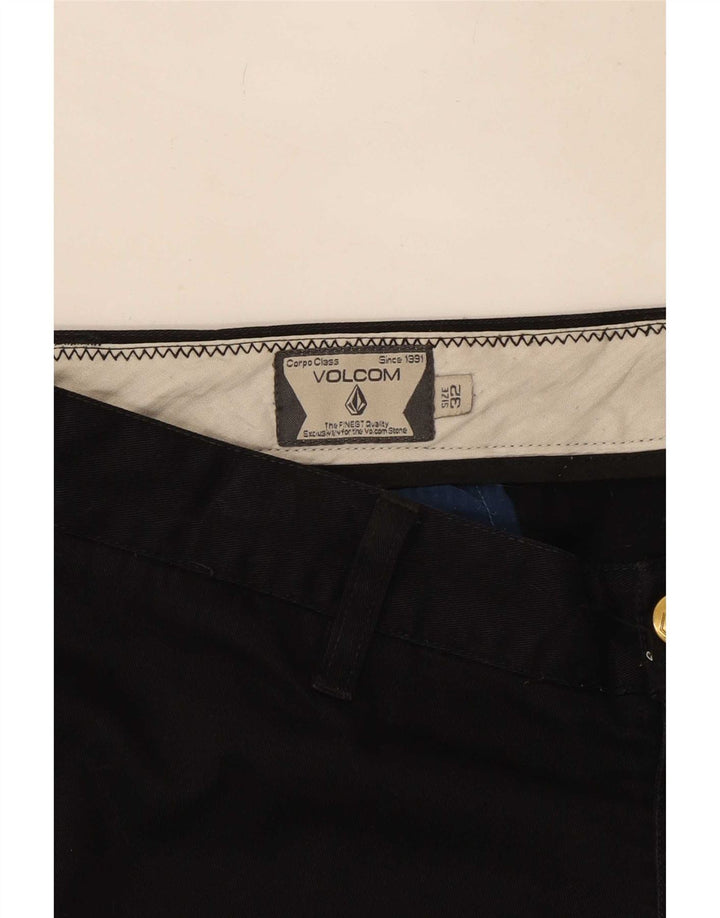 Ανδρικό ίσιο παντελόνι Chino Volcom W32 L31 Μαύρο