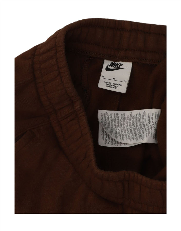 Γυναικεία αθλητική φόρμα NIKE Παντελόνι Joggers UK 14 Βαμβακερό μεσαίο καφέ