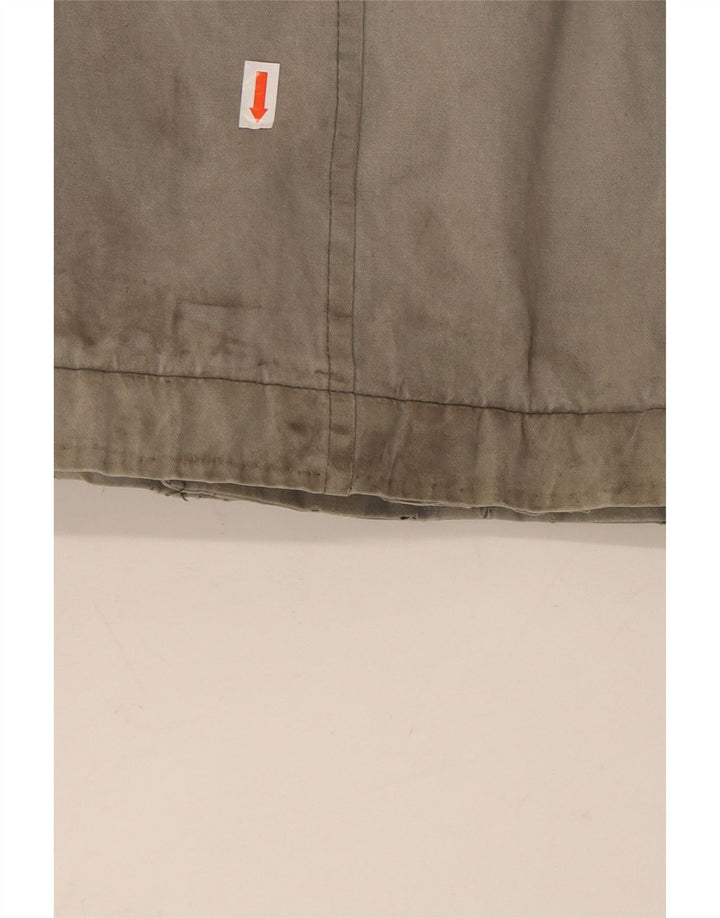 TIMBERLAND Ανδρικό παλτό αντιανεμικό με κουκούλα UK 38 μεσαίο βαμβακερό γκρι