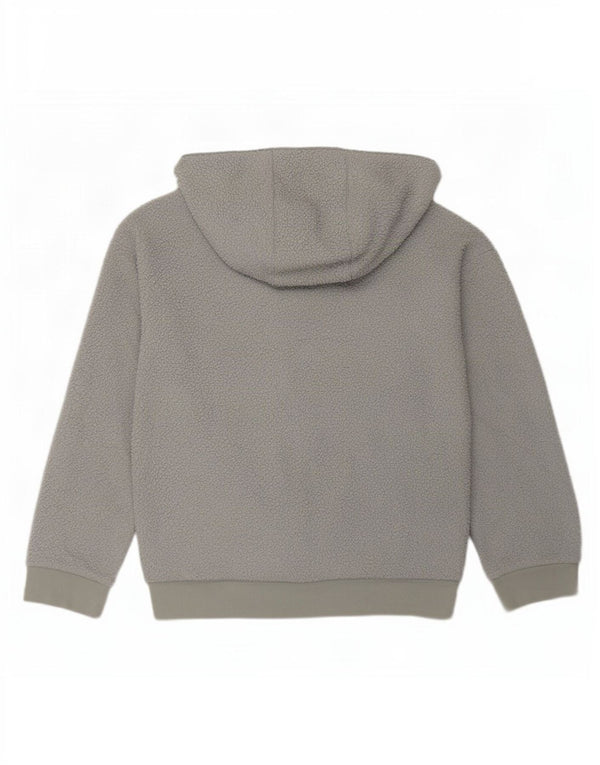 Μπουφάν Nike Boys με κουκούλα Fleece 11-12 ετών Μεσαίο γκρι πολυεστέρα
