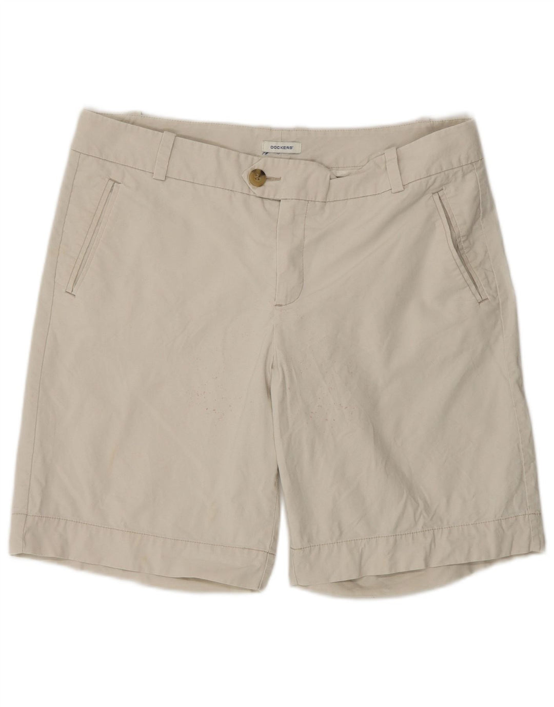 Dockers Γυναικείο Σορτς Chino US 12 Μεγάλο W36 Μπεζ βαμβακερό