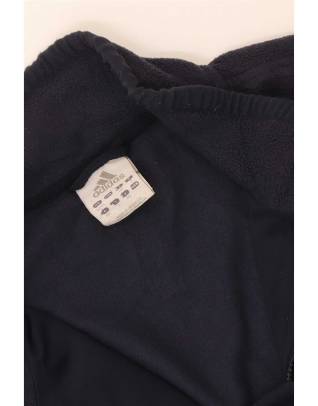 Ανδρικό Fleece Jacket Adidas UK 42/44 Large Navy Blue Polyester