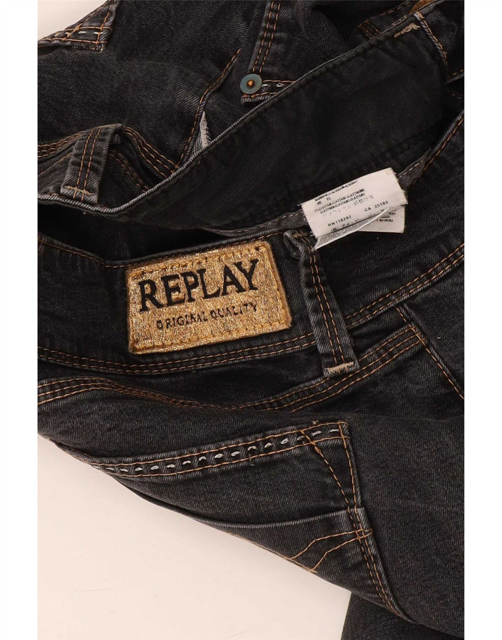 Replay Ανδρικό Slim Jeans W28 L34 Γκρι βαμβακερό